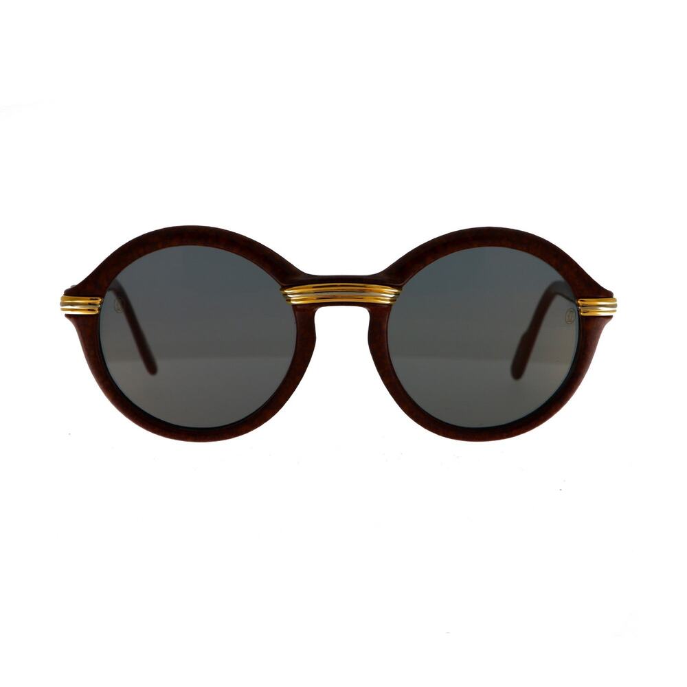 Must de Cartier sunglasses model Cabriolet Brown (Size 49)